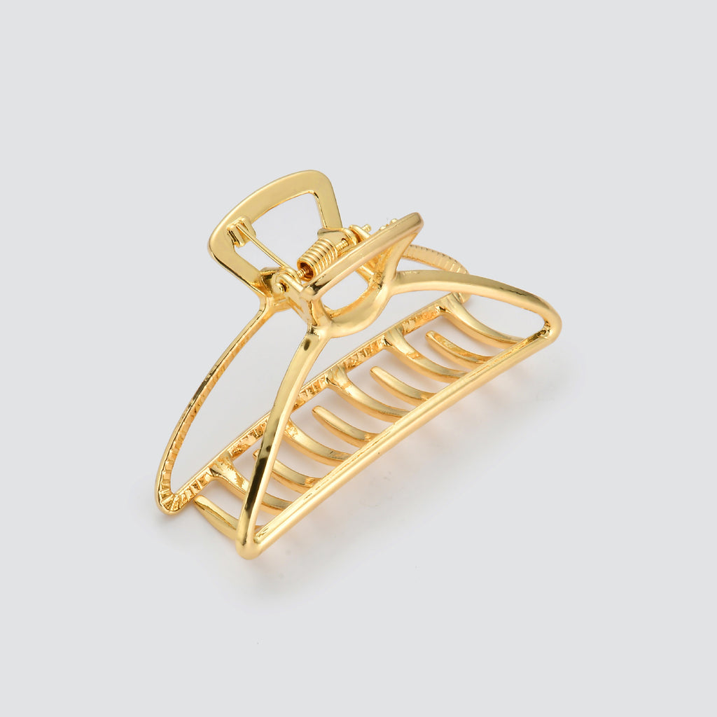 Metal Hair Clips for Women - Durable & Elegant Metal Claw Clips, Perfect for Everyday Use & Special Occasions - Gold, 1 Pc