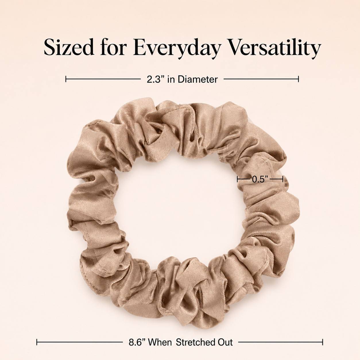 Ultra-Petite Satin Scrunchies for Women - No Crease, Frizz-Free Sleep | Softer Than Silk Scrunchies-Eucalyptus