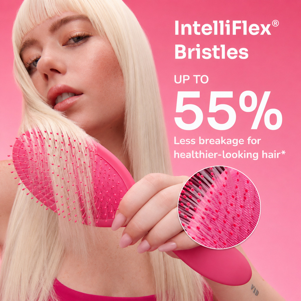 Detangling Brush, Original Detangler Brush (Sky) - Wet & Dry Tangle-Free Hair Brush for Women & Men