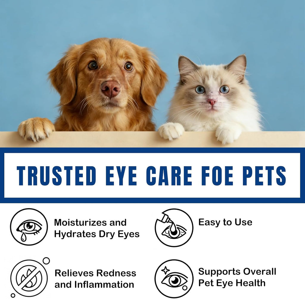 Pet Eye Cream for Dogs, Cats, Cattle, Horses, Sheep, Birds, 3.5g/0.125oz - 2 Tubes