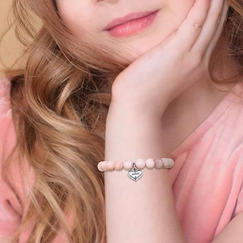 Birthday Gifts for Girls, Beaded Bracelets（6th Bday）