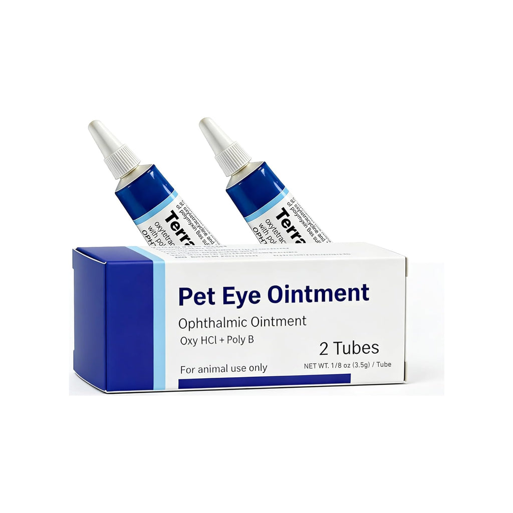 Pet Eye Cream for Dogs, Cats & More – Gentle Daily Eye Care, 2 Tubes