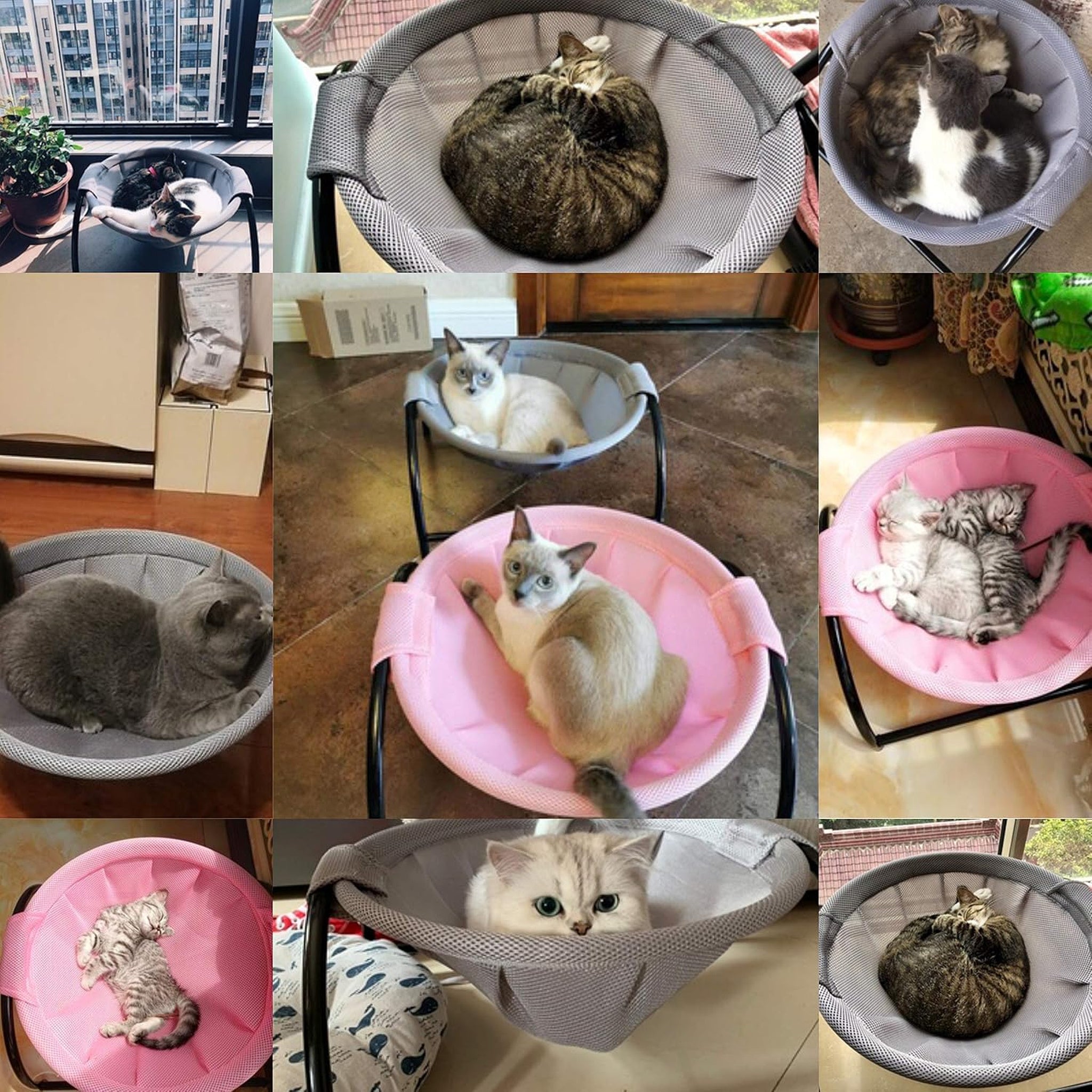 Cat Bed Dog/Pet Hammock Bed Free-Standing Kitty Sleeping
